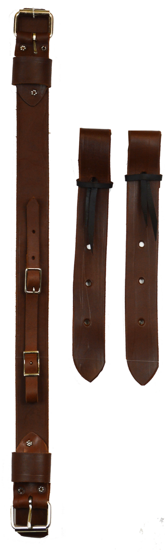 Pony 1-3/4" Natural Leather Rear Girth Set