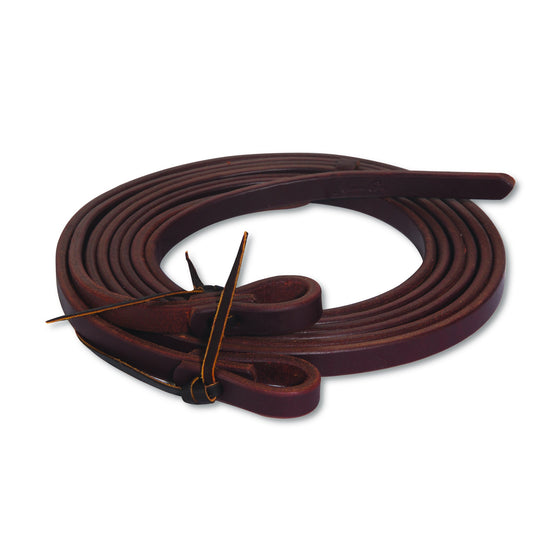 PC 5/8" Ranch Heavy Oil Harness Leather Split Reins