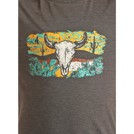 Rock & Roll Boy’s Cow Skull Graphic Tee