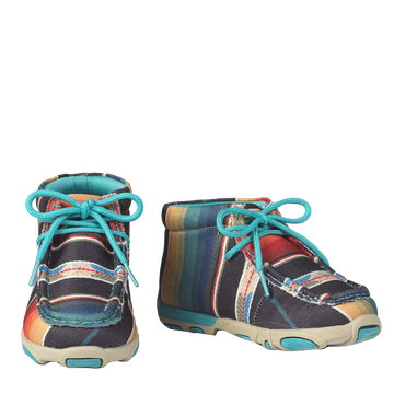 Twister Girl's Elise Turquoise Serape Casual Shoes