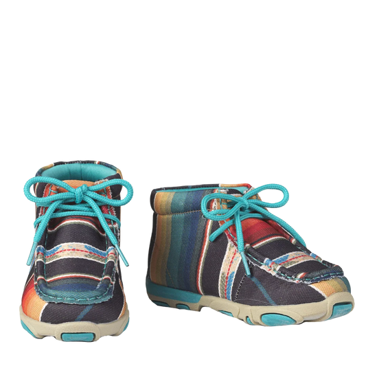 Twister Girl's Elise Turquoise Serape Casual Shoes