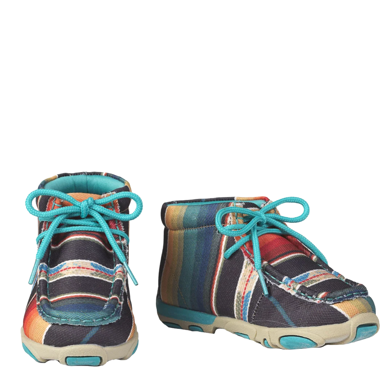 Twister Toddler Girl's Elise Turquoise Serape Casual Shoes