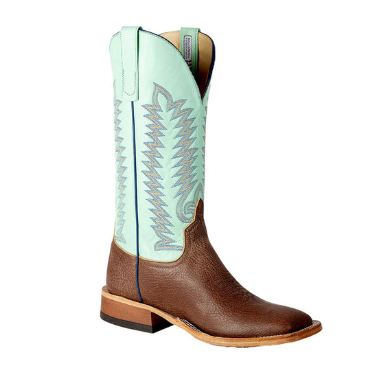 Anderson Bean Men's Chocolate Shrunken Shoulder Western Boots