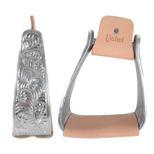 Cashel Engraved Slanted Stirrups