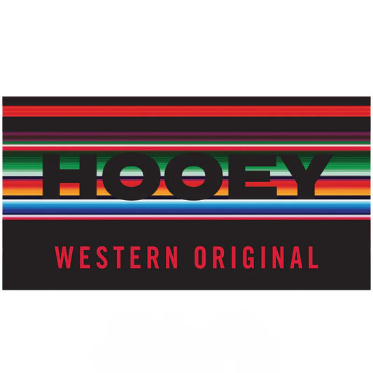 Hoooey Serape & Black Decal