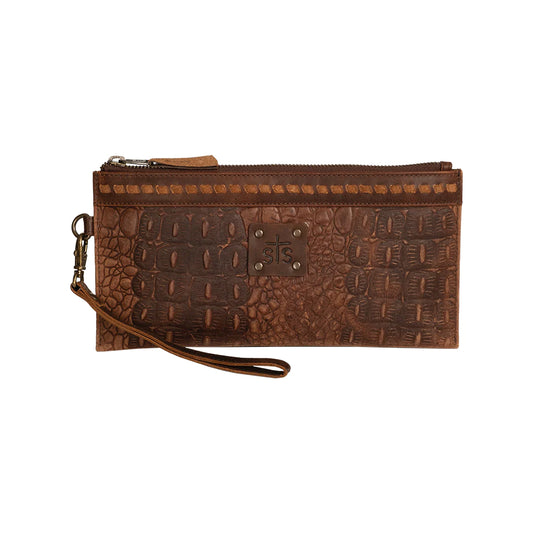 STS Catalina Croc Clutch