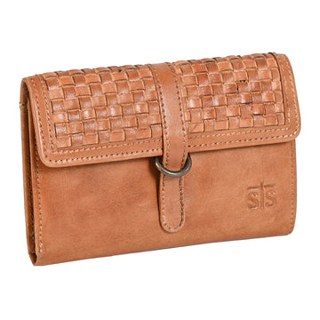 STS Sweetgrass Woven Tillie Wallet