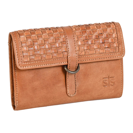STS Sweetgrass Woven Tillie Wallet