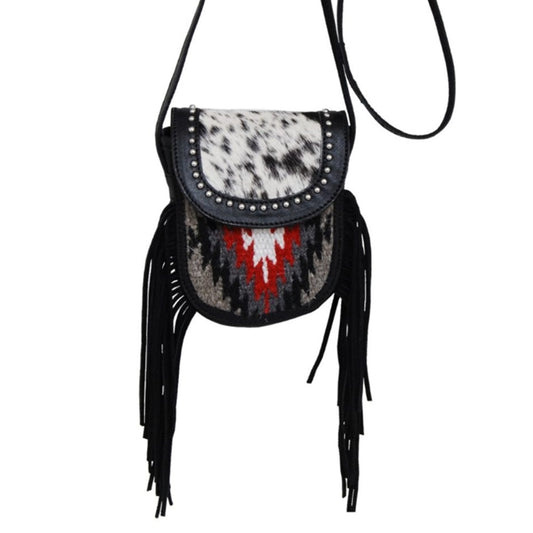 Rafter T Kid's Blanket & Cowhide Crossbody Handbag