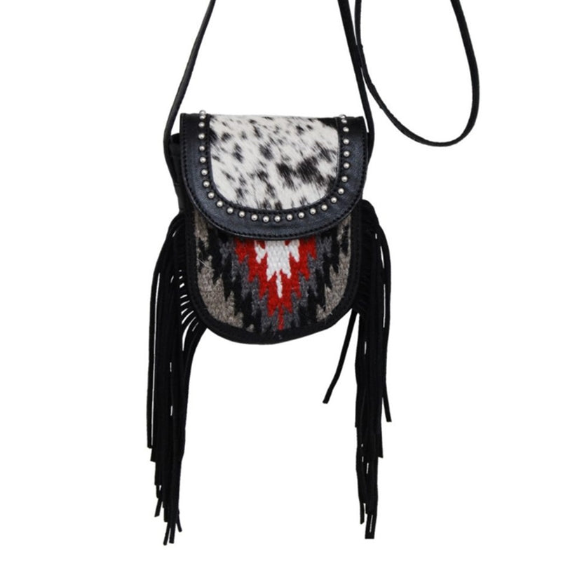 Rafter T Kid's Blanket & Cowhide Crossbody Handbag