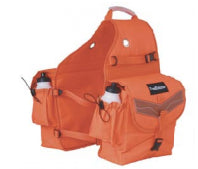Deluxe Poly Saddle Bags w/2 Water Bottles