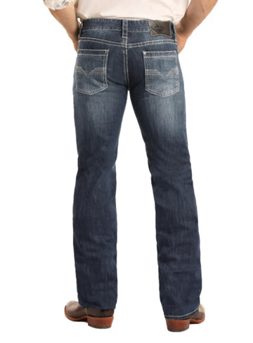 Rock & Roll Denim Men's Pistol Straight Leg Jeans