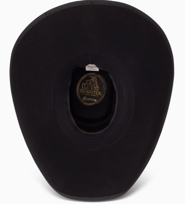 Resistol Youth Holt Jr. Black Felt Cowboy Hat