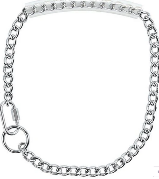 Weaver Chain Goat Collar w/Rubber Grip, 24"