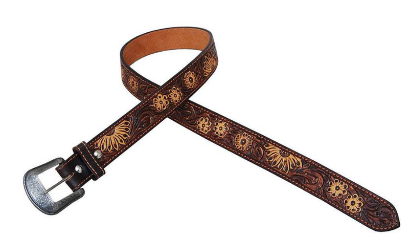 Circle Y Women's Vintage Wild Flower Belt