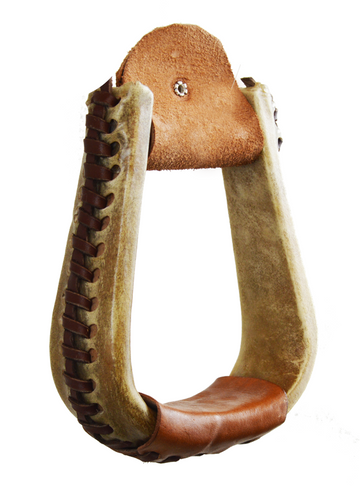 Economy Youth Rawhide Western Stirrups