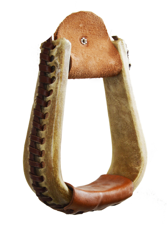 Economy Youth Rawhide Western Stirrups