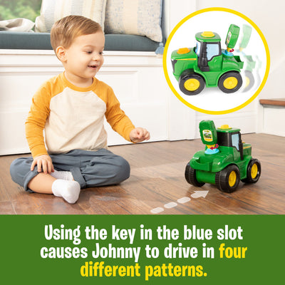 John Deere Key-n-Go Johnny Tractor w/15 Interactive Ways to Play