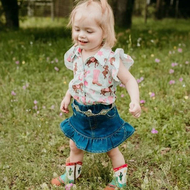 Shea Baby Toddler/Girl's Denim Skirt