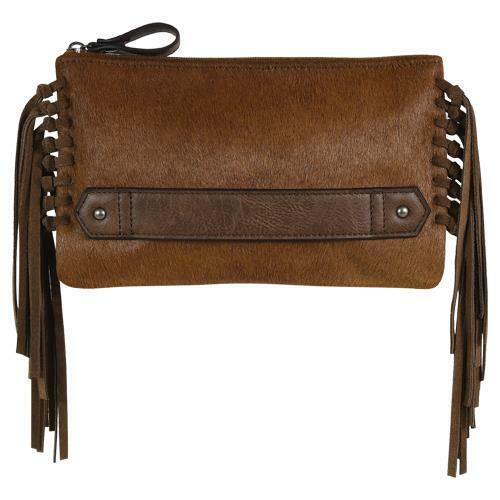 Tony Lama Wrist Wallet w/Fringe