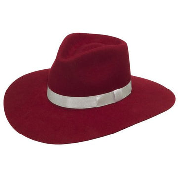 Twister Ladies Pinch Front Red Fashion Hat