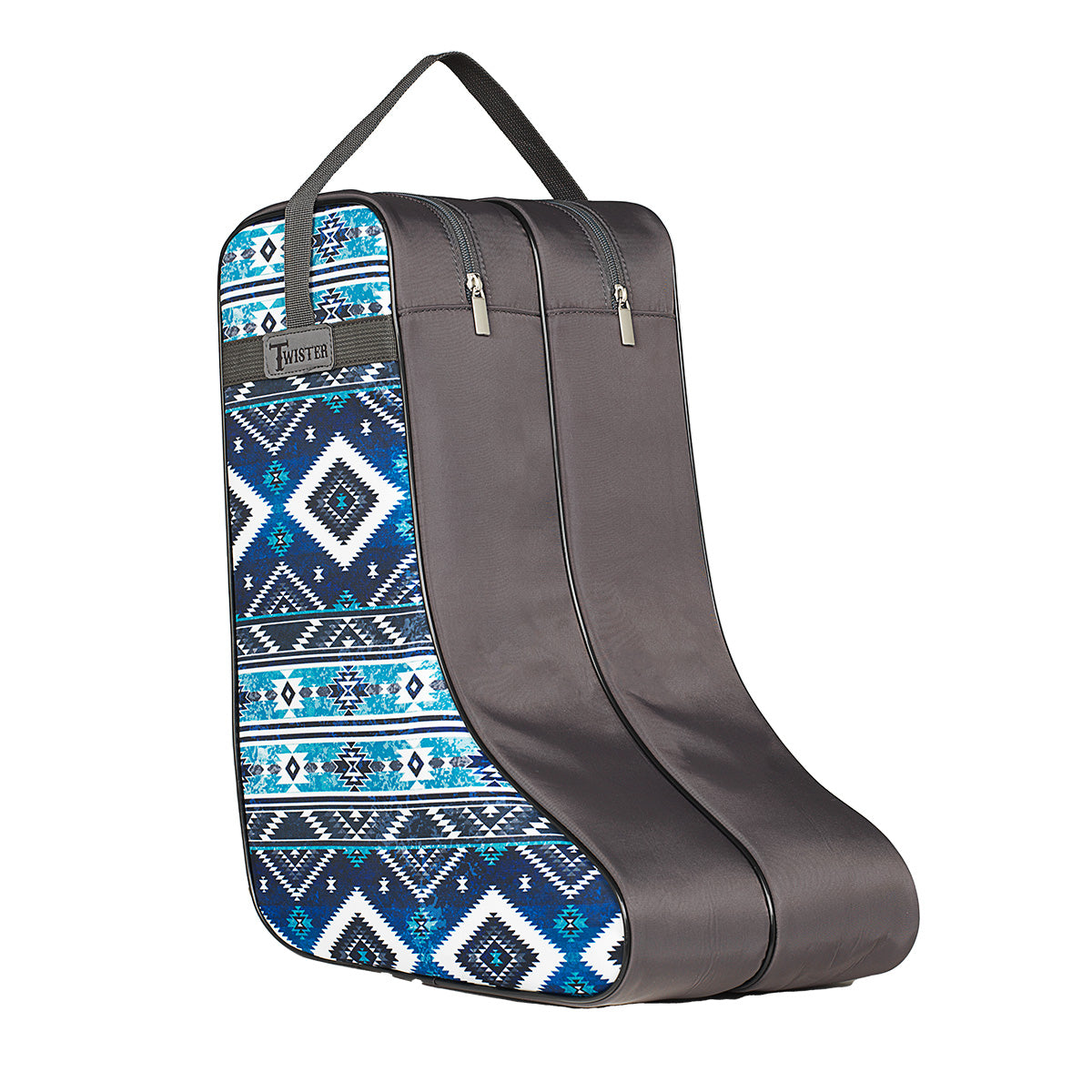 Twister Southwestern Blue Diamond Boot Bag