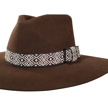 Twister 1-1/4" Shimmer Multicolored Hatband