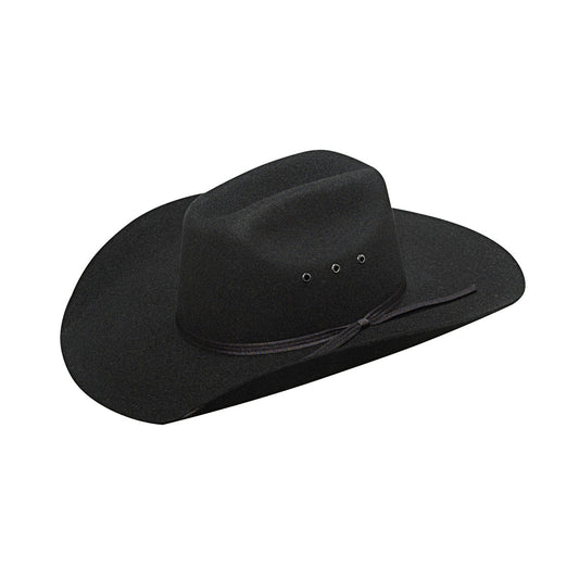 Twister Youth Black Wool Cowboy Hat