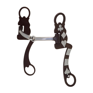 Cowboy Tack Tombstone Gambler Snaffle Bit