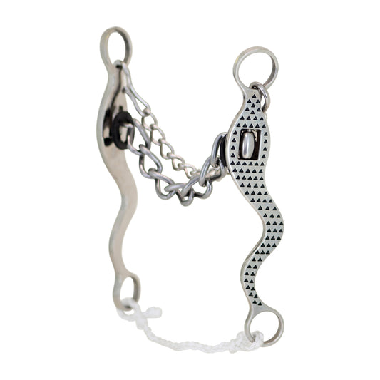 Cowboy Tack Black Rasp Chain Bit