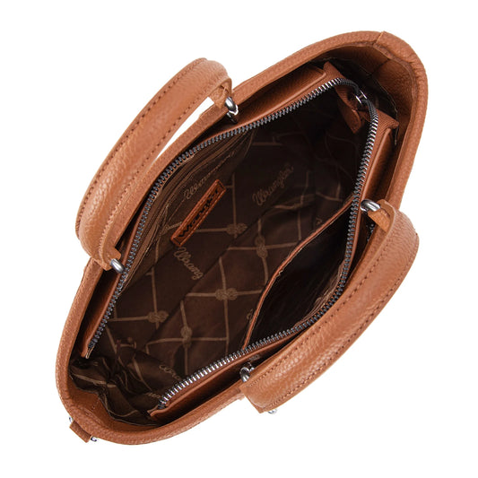 Wrangler Top Handle Tote/Crossbody Detachable Key Ring Card Holder