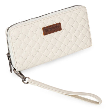 Wrangler Quilted Design RFID Wallet /Wristlet