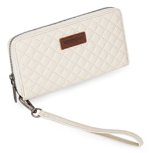Wrangler Quilted Design RFID Wallet /Wristlet