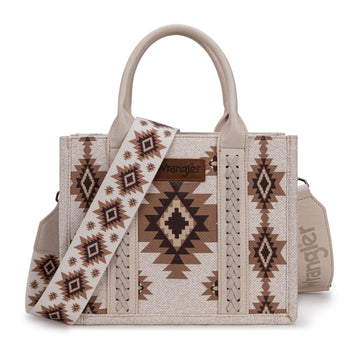 Wrangler Aztec Pattern Dual Sided Print Tote/Crossbody