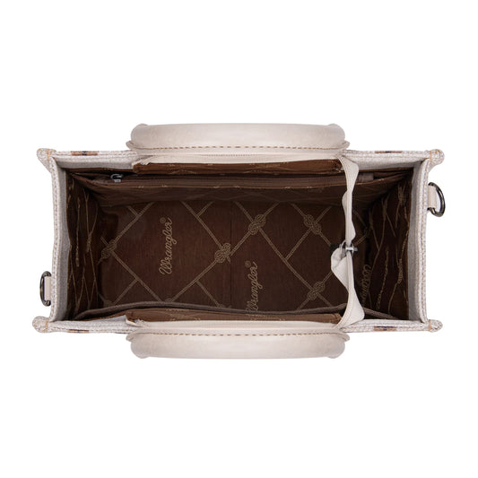 Wrangler Aztec Pattern Dual Sided Print Tote/Crossbody