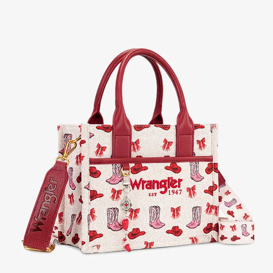Wrangler Rodeo Icons Canvas Tote Bag/Crossbody – R Bar B