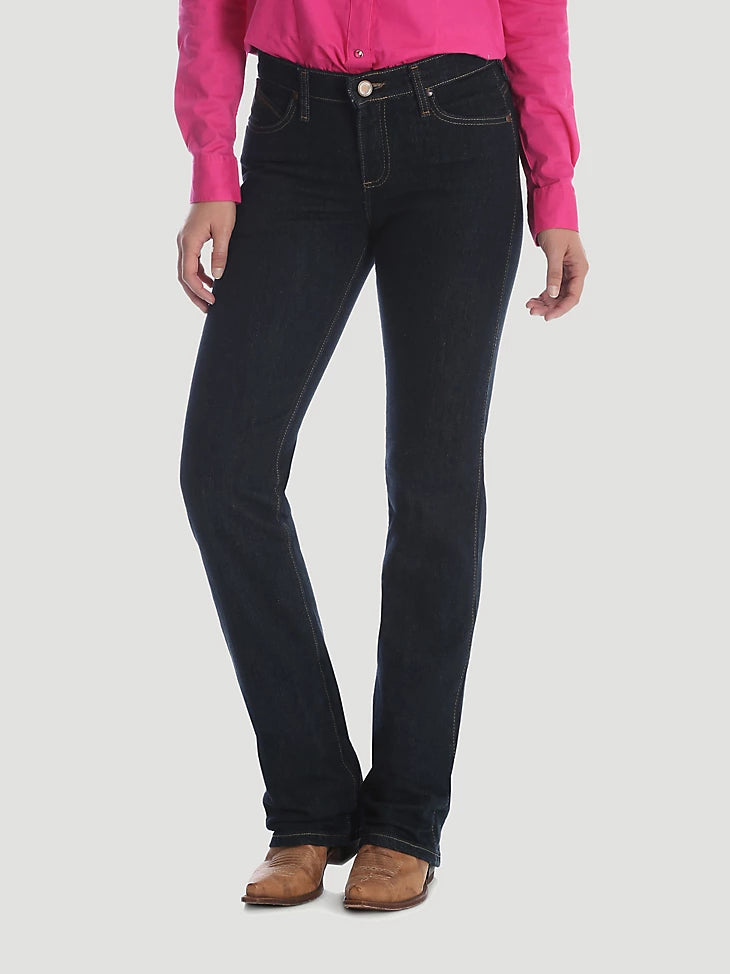 Wrangler Women's Q-Baby Dark Dynasty Riding Jean Q-Baby