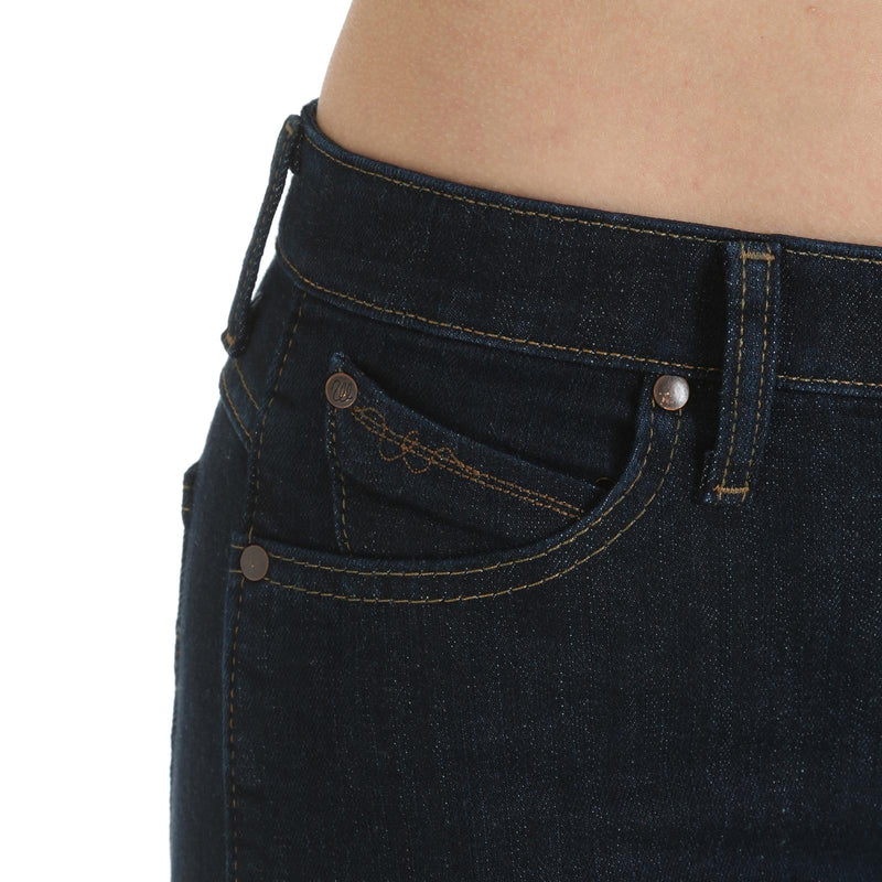 Wrangler Women's Q-Baby Dark Dynasty Riding Jean Q-Baby