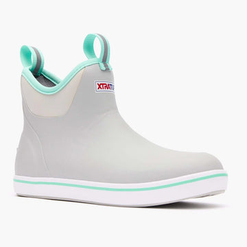 XTRATUF Women's Grey 6" Ankle Deck Boot