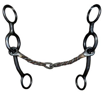 Dutton Short Cheek Twisted Wire Gag Bit