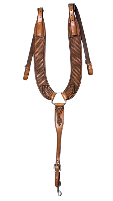 Scott Thomas Antique Finish Basket Stamped Pulling Collar