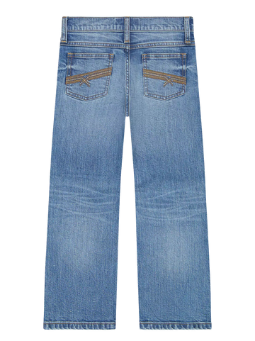 Wrangler Boy's 20X No. 42 Vintage Bootcut Slim Fit Jean-Topsail
