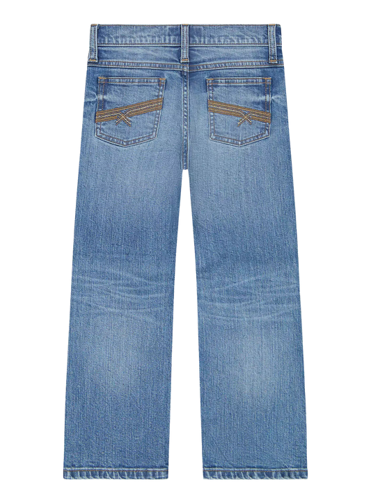 Wrangler Boy's 20X No. 42 Vintage Bootcut Slim Fit Jean-Topsail