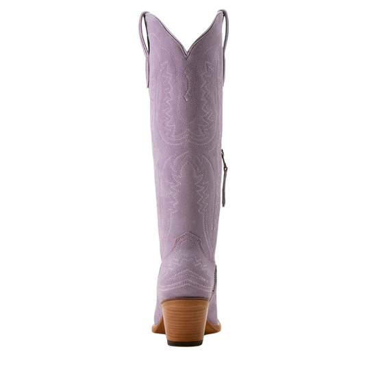 Ariat Women's Misty Lavender Suede Casanova X Toe Western Boot