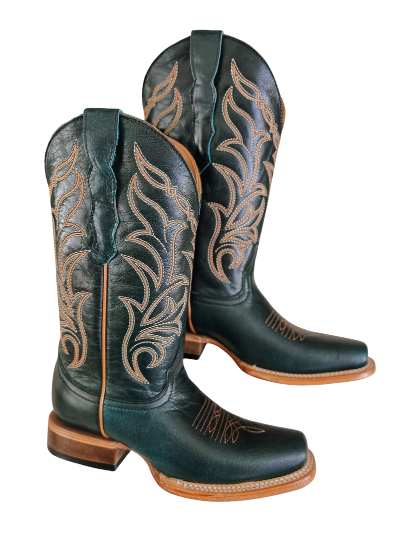 Circle G Women's Embroidered Square Toe Western Boot