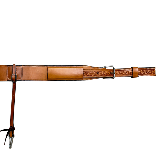 Circle Y 3" Floral Regular Oil Flank Cinch