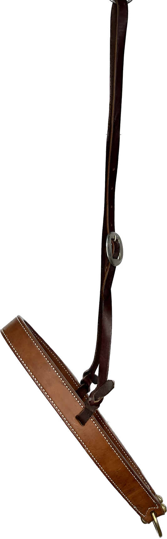 Noseband, Harness Leather, 1"