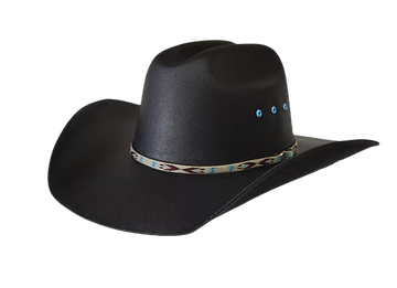 Lone Star Kid's Skyler Black Canvas Hat