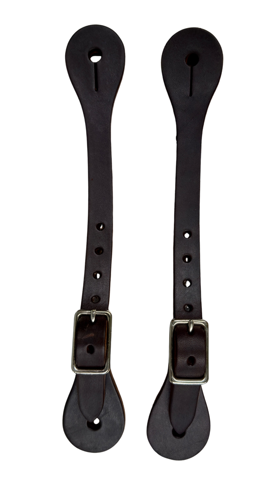 Berlin Custom Leather Economy Dark Oil Spur Strap