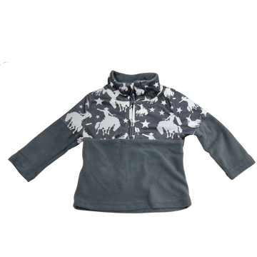 Shea Baby Infant/Toddler/Kid's Boy Star Bronc Fleece Zip Up Pullover